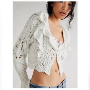 Free People Avery Crop Cardigan